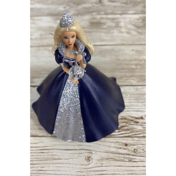 Vtg 1999 Hallmark Keepsake - Barbie As The Millennium Princess Ornament Y2K - Picture 12 of 16